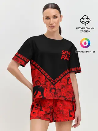 Женская пижама с шортами / SENPAI