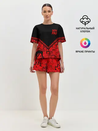 Женская пижама с шортами / SENPAI