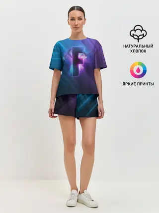 Женская пижама с шортами / FORTNITE.