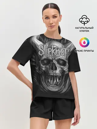 Женская пижама с шортами / Slipknot
