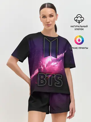 Женская пижама с шортами / РЮКЗАК BTS