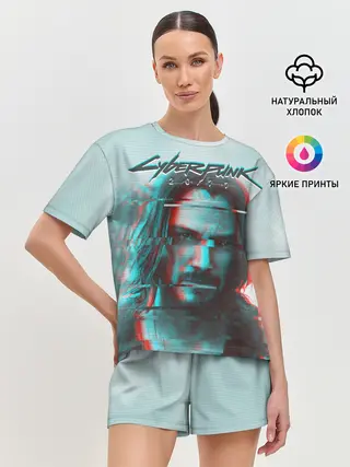 Женская пижама с шортами / Cyberpunk 2077