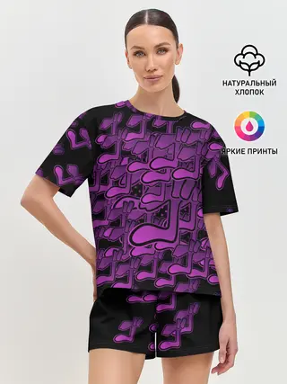 Женская пижама с шортами / Фанат JoJo