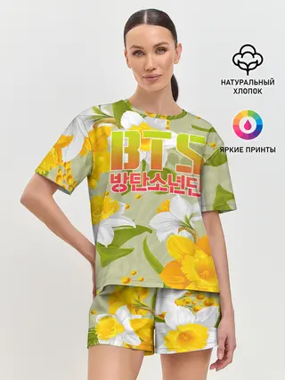 Женская пижама с шортами / BTS