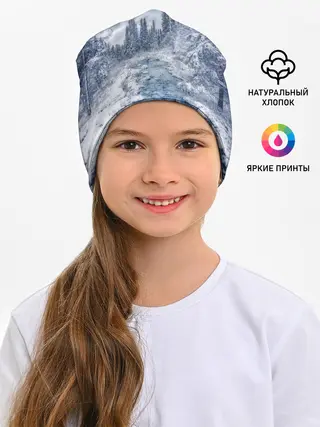 Детская шапка / СНЕЖНЫЙ ПЕЙЗАЖ