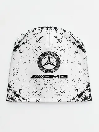 Детская шапка / Mercedes | брызги красок,
