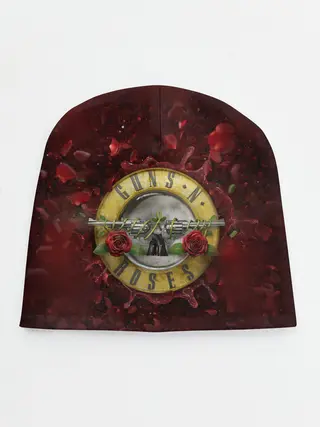 Детская шапка / Лого GNR в розах