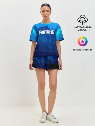 Женская пижама с шортами / Fortnite