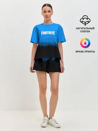 Женская пижама с шортами / Fortnite