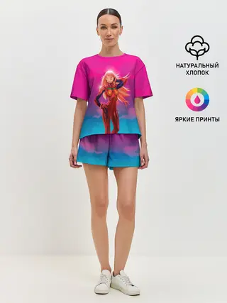 Женская пижама с шортами / Прекрасная АСКА ЛЭНГЛИ СОРЬЮ