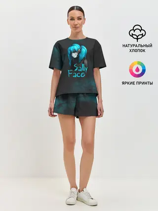 Женская пижама с шортами / Sally Face