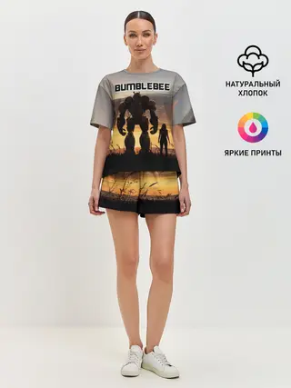 Женская пижама с шортами / BUMBLEBEE