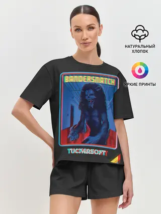 Женская пижама с шортами / Bandersnatch