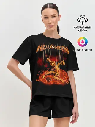 Женская пижама с шортами / Helloween