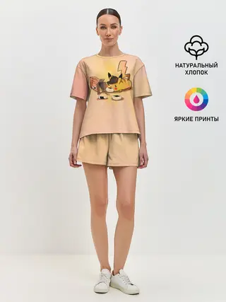 Женская пижама с шортами / Детектив Пика