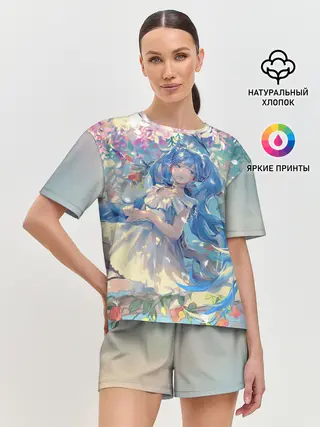 Женская пижама с шортами / Мику