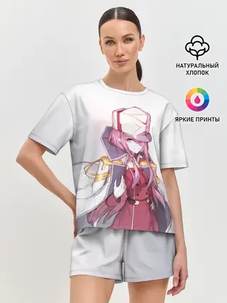 Женская пижама с шортами / Милый во Франкcе