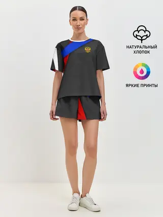 Женская пижама с шортами / RUSSIA SPORT