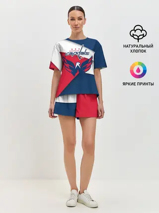 Женская пижама с шортами / Кэпиталз