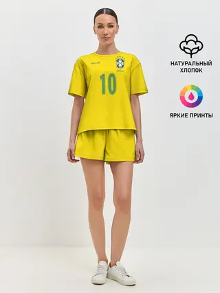 Женская пижама с шортами / Роналдиньо