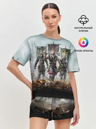 Женская пижама с шортами / For Honor