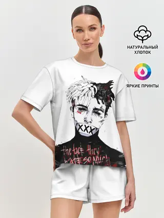 Женская пижама с шортами / xxxtentacion