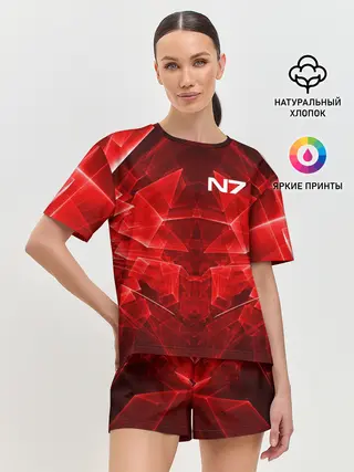 Женская пижама с шортами / MASS EFFECT N7