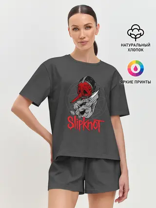 Женская пижама с шортами / Slipknot
