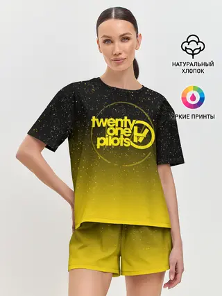 Женская пижама с шортами / TWENTY ONE PILOTS TOP