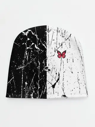 Детская шапка / ЧБ ГРАНЖ | RED BUTTERFLY