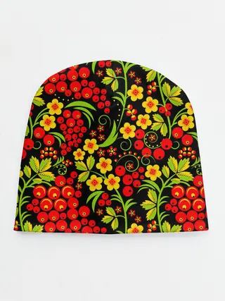 Детская шапка / Хохлома