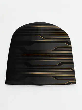 Детская шапка / Futuristic technology lines