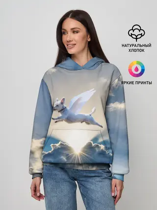 Женское худи / Ангельский пес