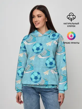 Женское худи / Юный футболист