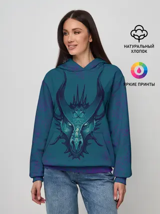 Женское худи / Водяной дракон