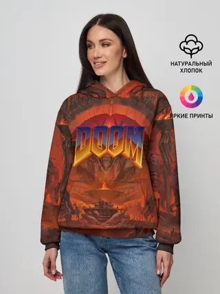 Женское худи / DOOM | ДУМ