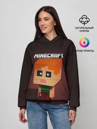Женское худи / MINECRAFT | МАЙНКРАФТ