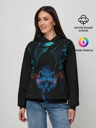 Женское худи / Крадущийся волк