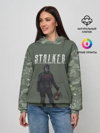 Женское худи / S.T.A.L.K.E.R. | С.Т.А.Л.К.Е.Р