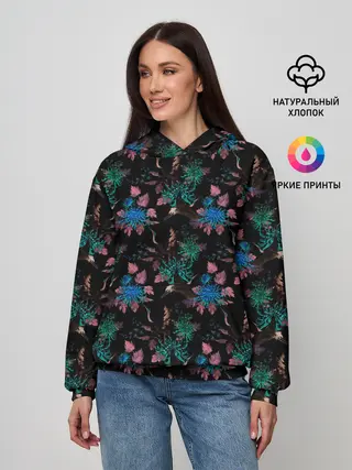 Женское худи / Ночные птицы