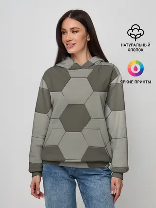 Женское худи / ФУТБОЛЬНЫЙ МЯЧ