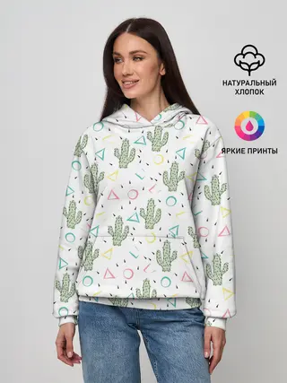 Женское худи / Кактусы