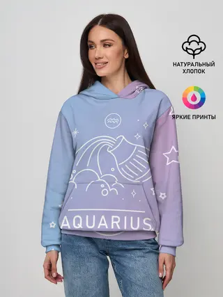 Женское худи / Знак Водолей