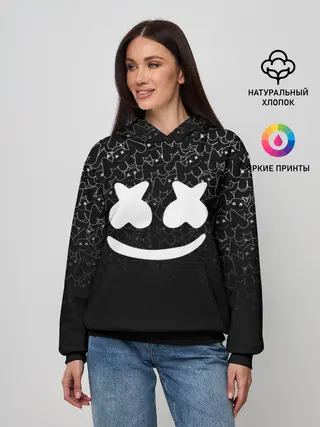 Женское худи / MARSHMELLO BLACK