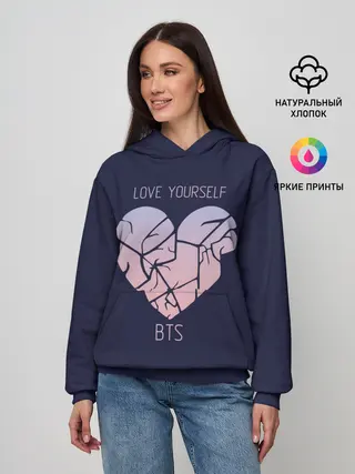 Женское худи / Love Yourself BTS