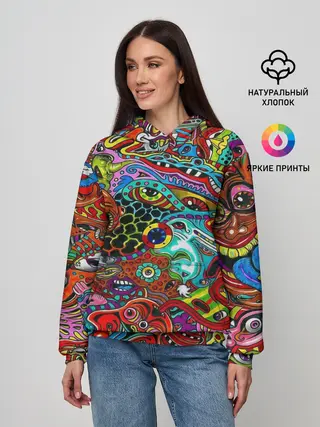 Женское худи / Психоделика