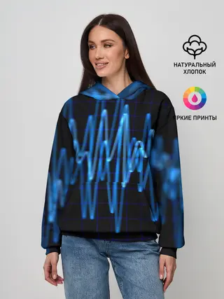 Женское худи / Электро стиль