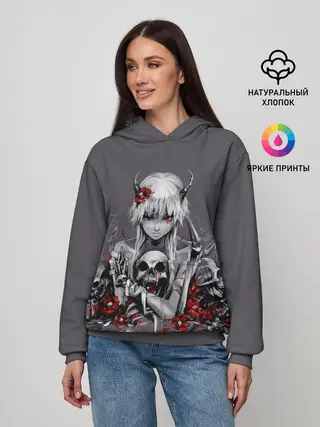 Женское худи / Girl & Death