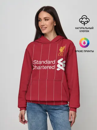 Женское худи / Liverpool home 19-20