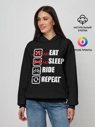 Женское худи / Ride black